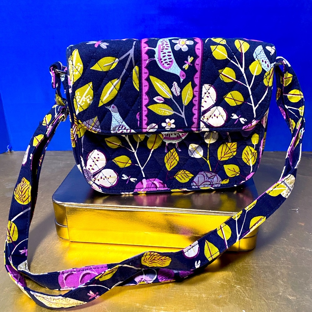 Vera Bradley Retired Flora Nightingale Rachel Design Crossbody/Shoulder Bag